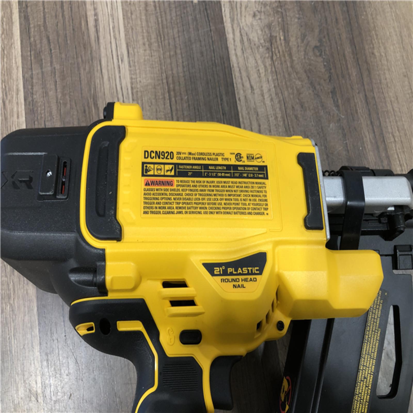 AS-IS DEWALT 20-Volt 21° Cordless Framing Nailer (Tool-Only)