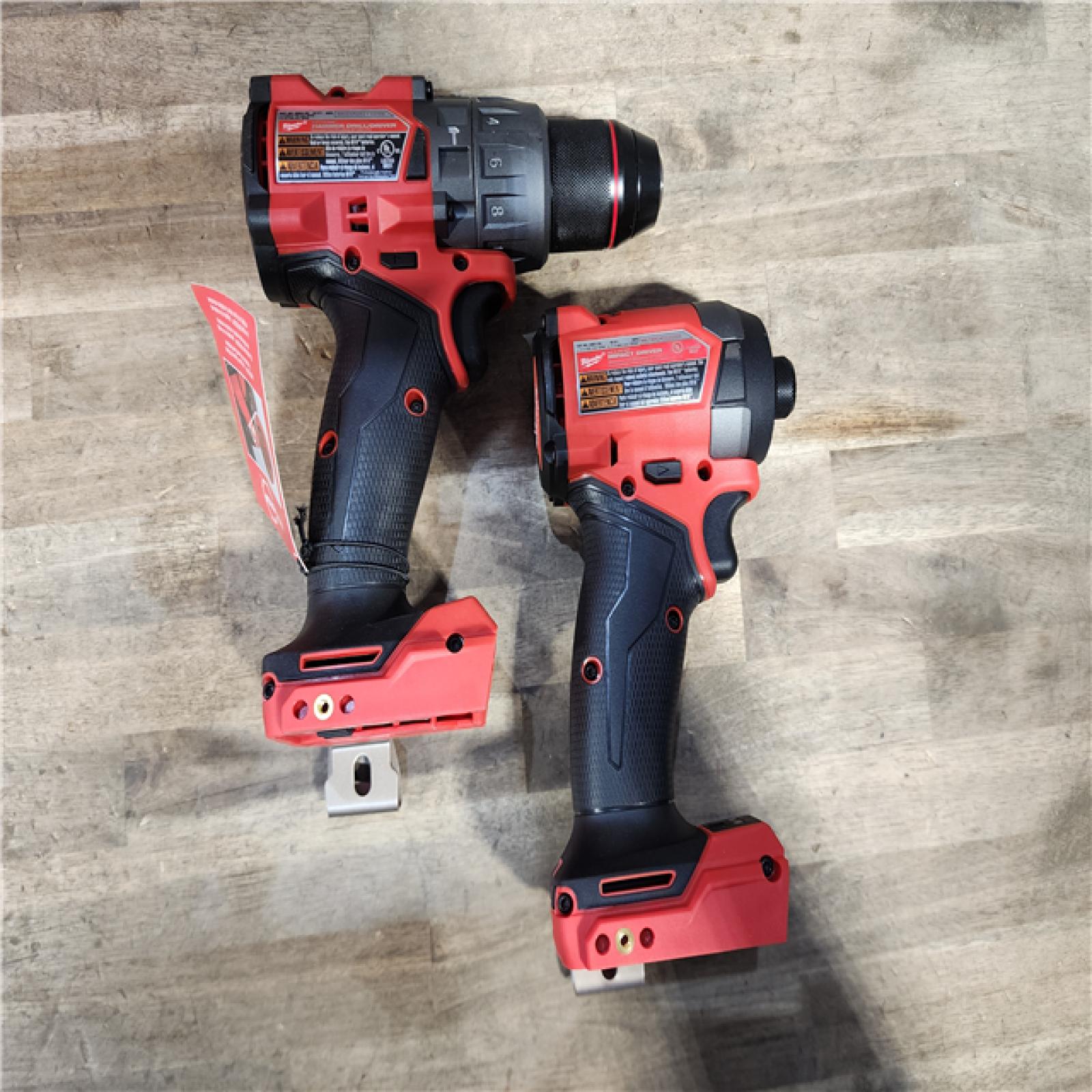 HOUSTON LOCATION - AS-IS (APPEARS LIKE NEW) MILWAUKEE FUEL 18V Lithium-Ion Brushless Cordless Hammer Drill and Impact Driver Combo Kit
