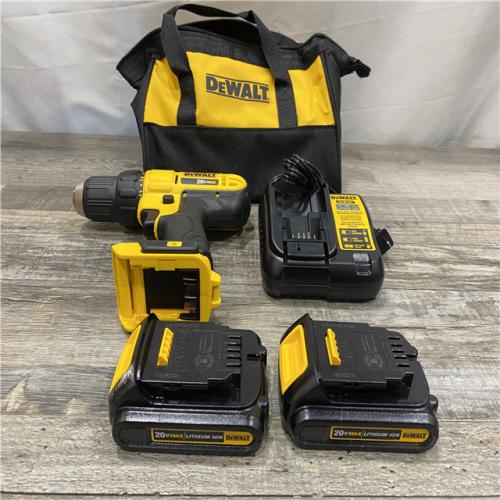 AS-IS DEWALT 20V MAX Cordless 1/2 in. Drill/Driver Kit