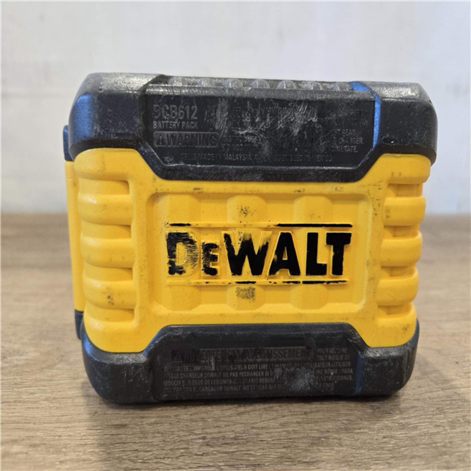AS-IS DEWALT FLEXVOLT 20V/60V MAX Lithium-Ion 12.0Ah Battery