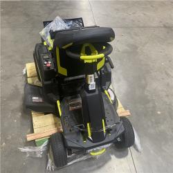 Dallas Location - As-Is RYOBI R1 80V HP Brushless Lithium Battery Cordless Electric 30 in. Riding Lawn Mower with 14 Ah Battery and Charger