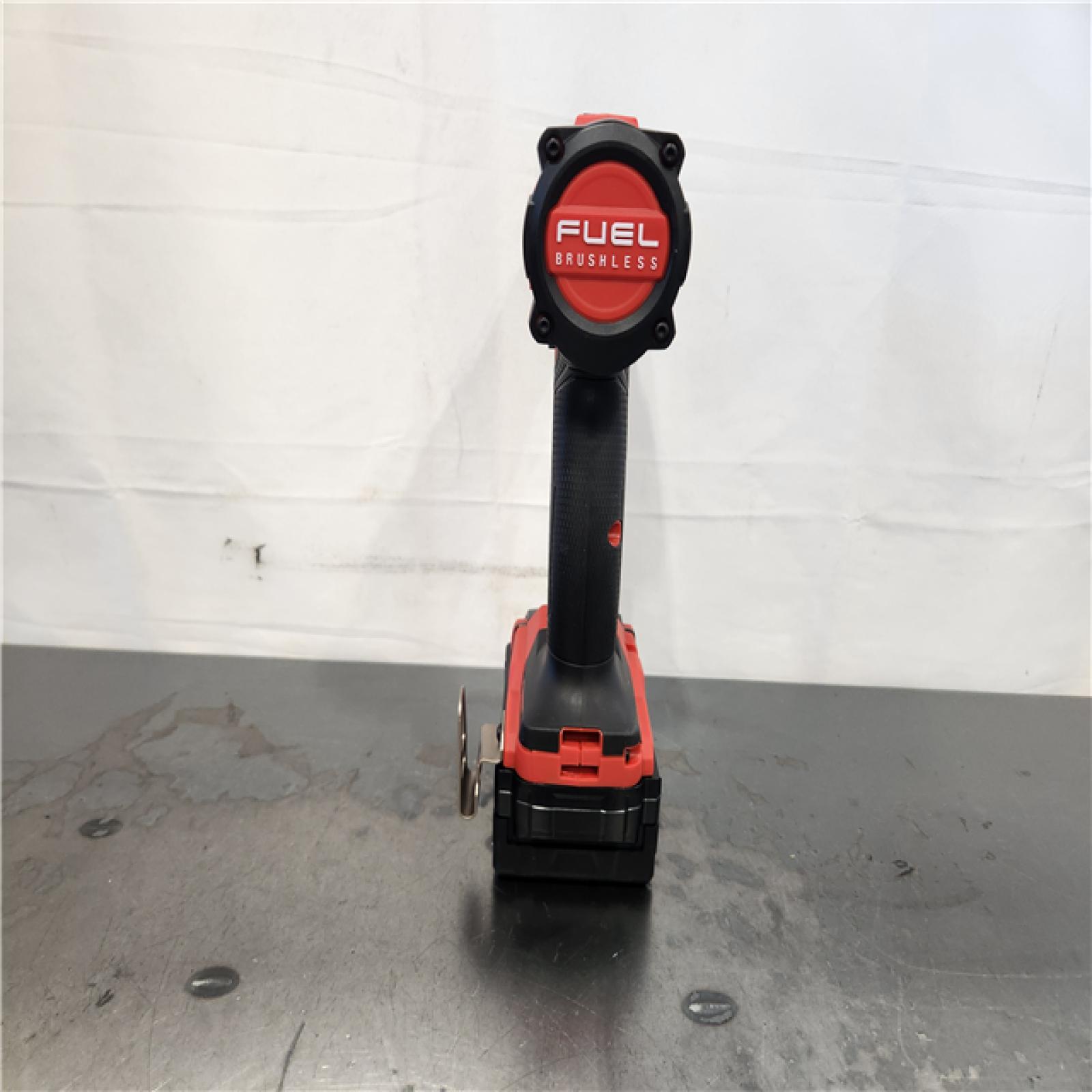 AS-IS- Milwaukee Hammer Drill Driver Kit with Batteries  Charger & Tool Case  Red