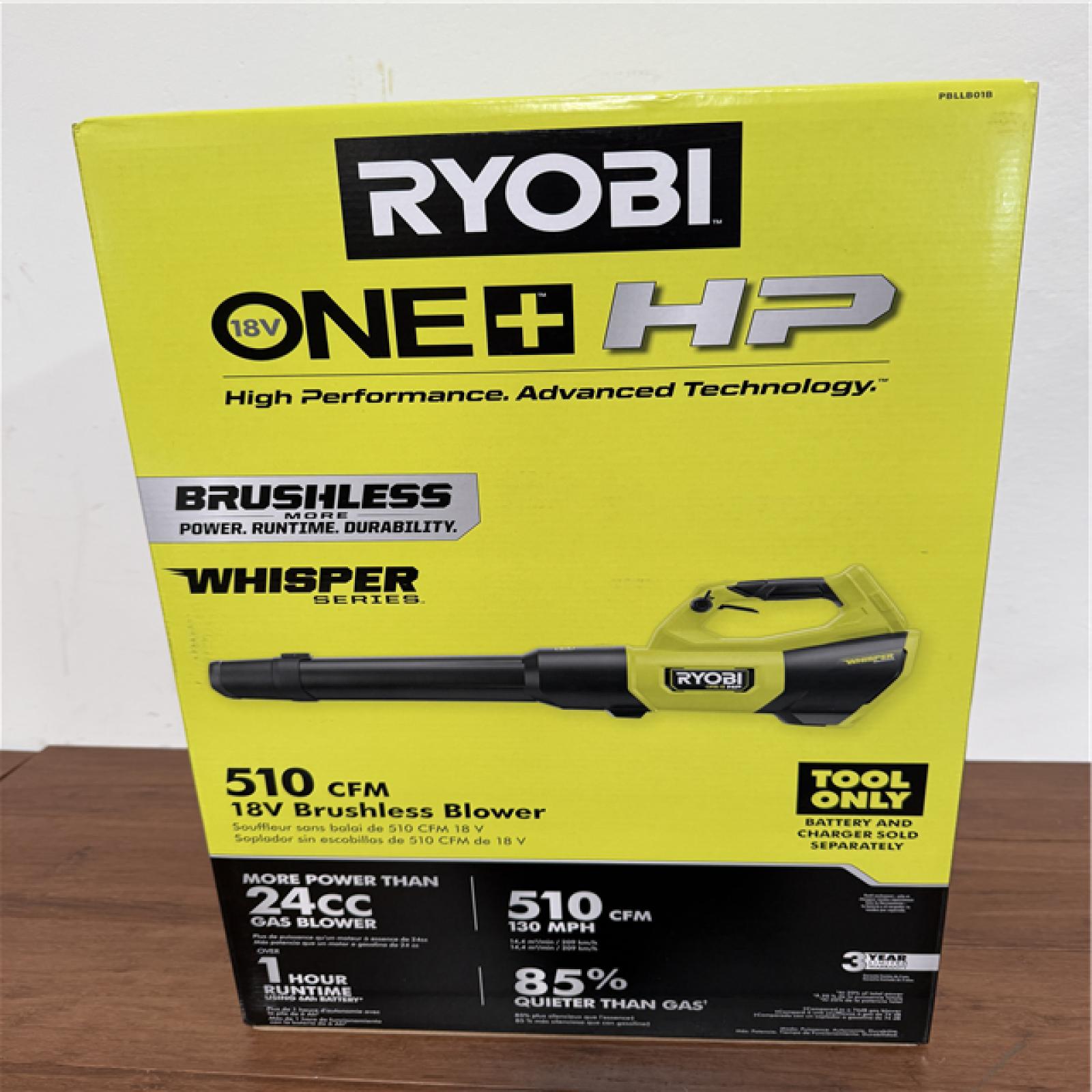 California NEW Sealed Ryobi 510 CFM 18V Brushless Blower (Tools Only)