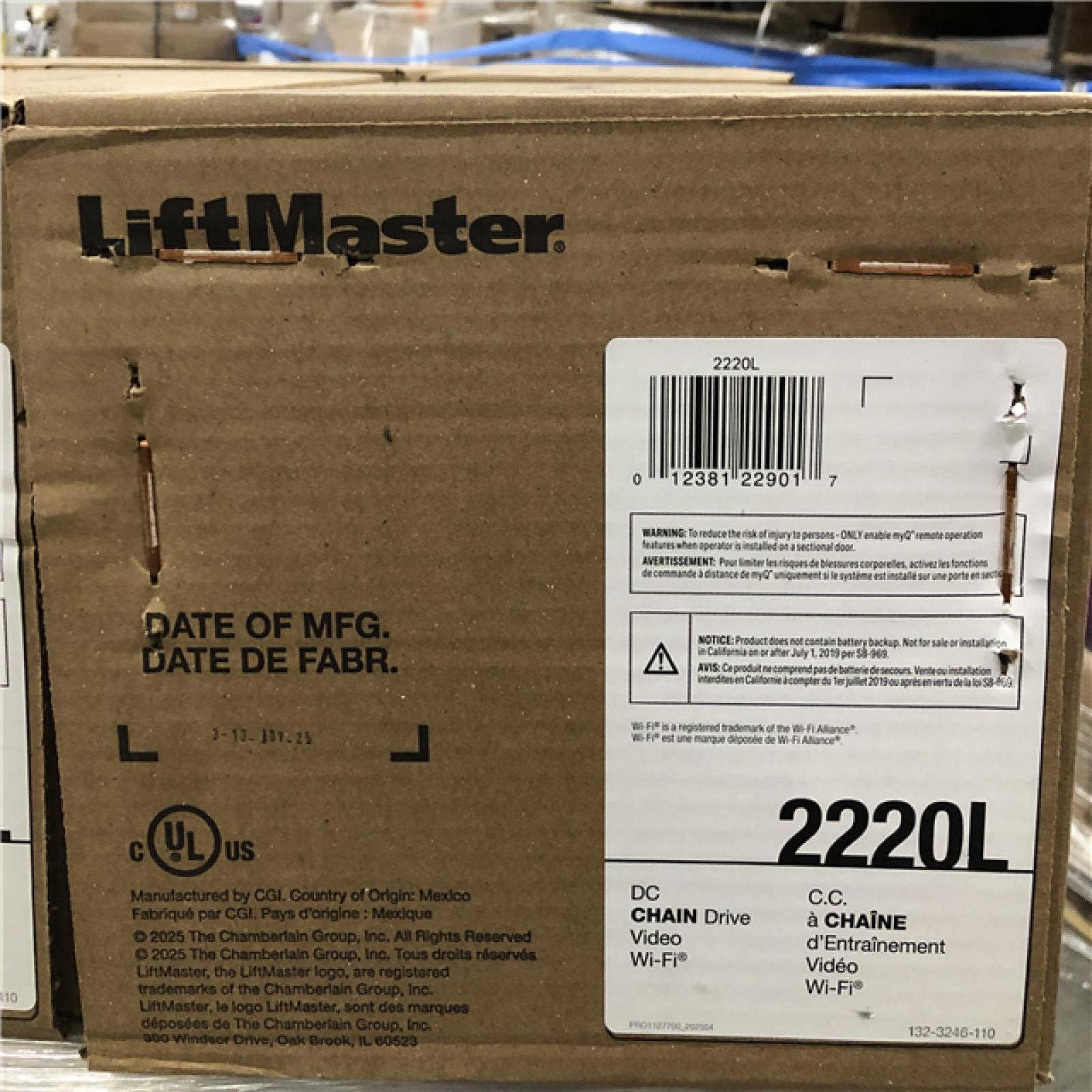 NEW! -Basic Tier Garage Door Opener 2220L