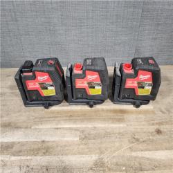 HOUSTON LOCATION - AS-IS MILWAUKEE 3 LASER TOOL COMBO