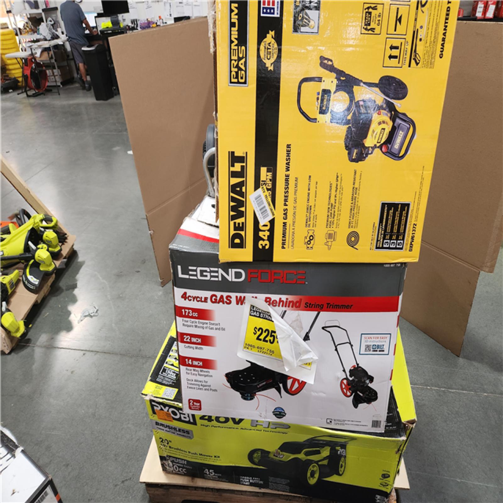 CALIFORNIA AS-IS OUTDOOR POWER EQUIPMENT