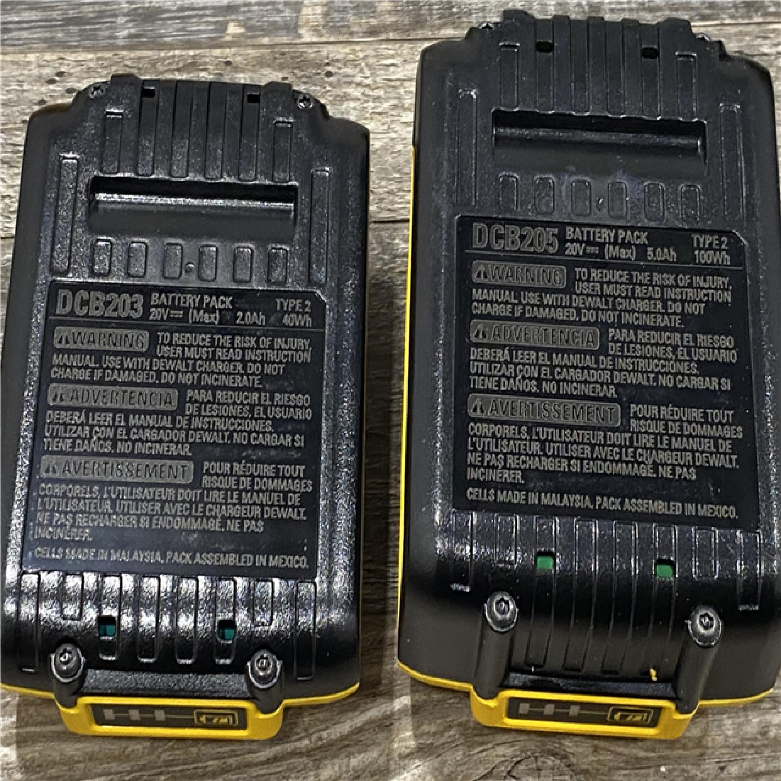 AS-IS DEWALT ATOMIC 20V MAX Lithium-Ion Cordless 2-Tool Combo Kit