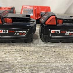 AS-IS Milwaukee FUEL 18V Lithium-Ion Brushless Cordless 1/2 in. Hammer Drill Driver Kit