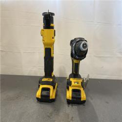 AS-IS - DEWALT 20V MAX XR Lithium-Ion Brushless Cordless 2-Tool Combo Kit