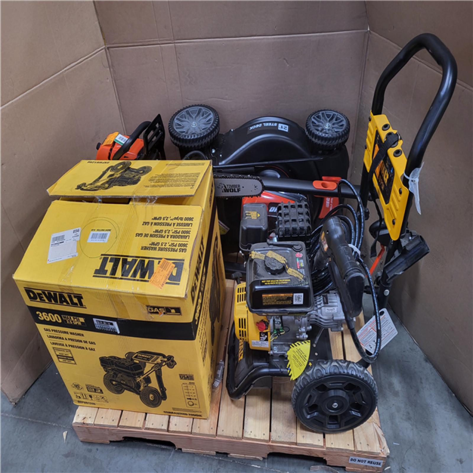 CALIFORNIA AS-IS OUTDOOR POWER EQUIPMENT