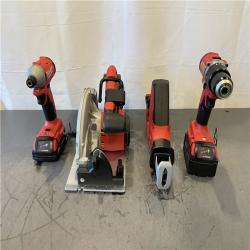 AS-IS - Milwaukee M18 18-Volt Lithium-Ion Brushless Cordless Combo Kit (4 Tool)