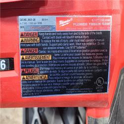 HOUSTON LOCATION - AS-IS Milwaukee FUEL 18V Lithium-Ion Cordless Brushless 6-1/2 in. Plunge Cut Track Saw (Tool-Only)