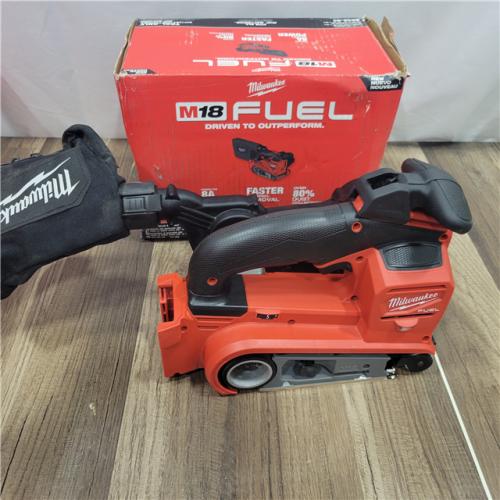 AS-IS Milwaukee M18 Fuel 8 Amps 18 V 3 in. W X 18 in. L Cordless Belt Sander Tool Only