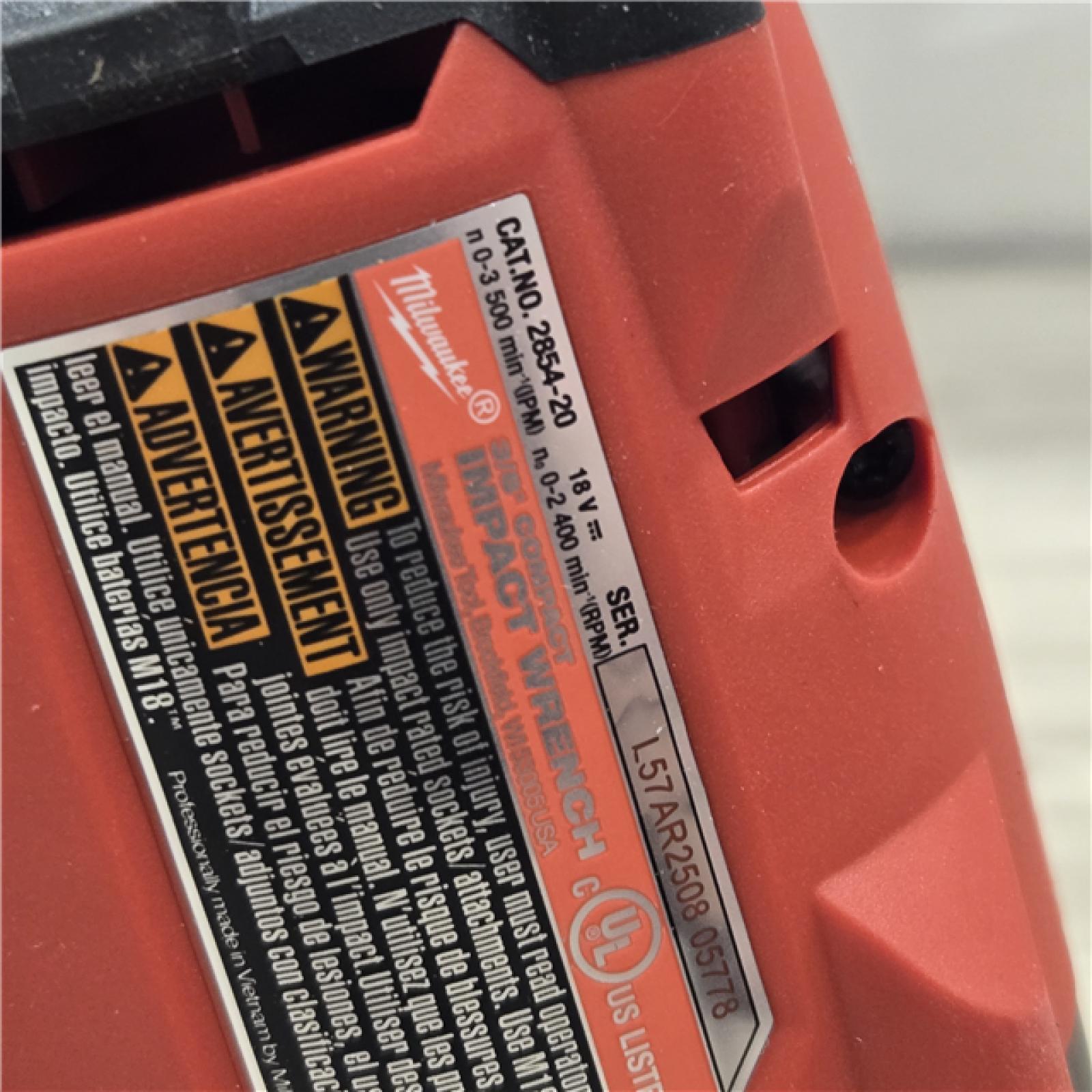 AS-IS MILWAUKEE 3/8 COMPACT IMPACT WRENCH (Tool-Only)