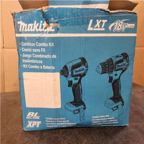 Phoenix LIKE NEW Makita 18V LXT Lithium-Ion Cordless Compact 2-Piece Combo Kit 1.5 Ah (Driver-Drill/Impact Driver)