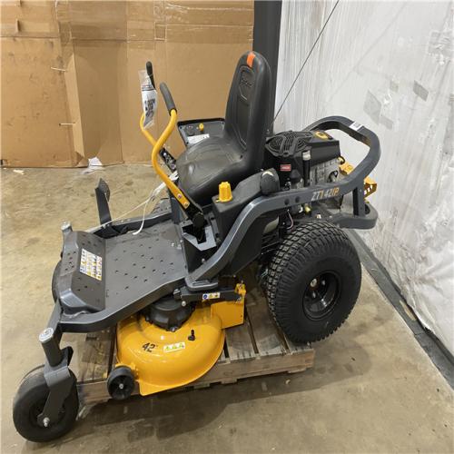 Houston Location - AS-IS Outdoor Power Equipment CUB CADET ZT1 42IP SIT DOWN MOWER