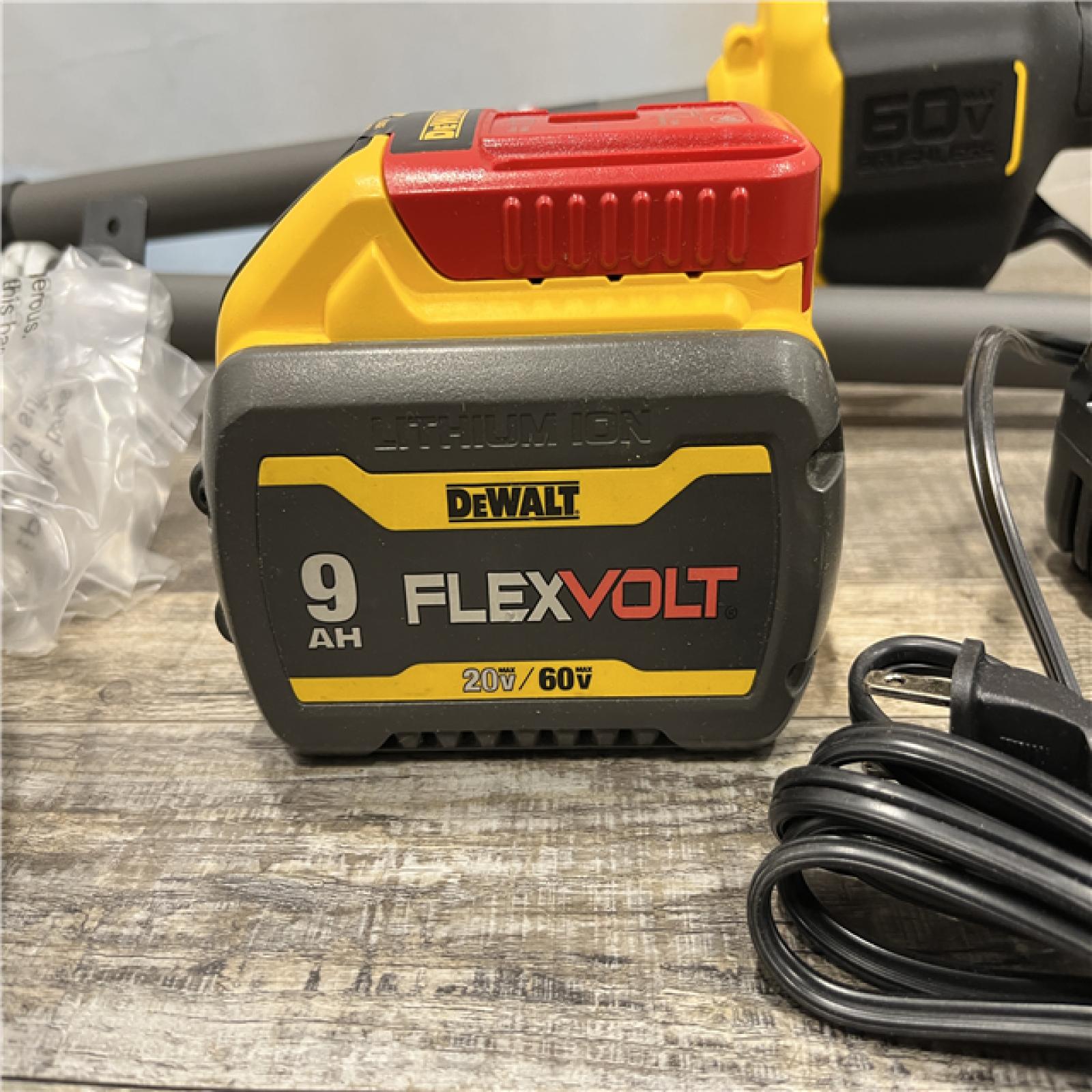 AS-IS DEWALT FLEXVOLT 60V MAX 17 in. Cordless Battery Powered Attachment Capable Trimmer Kit