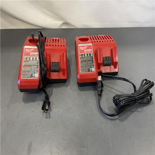 AS-IS - Milwaukee M12 or M18 18V and 12V Multi Voltage Lithium Ion Battery Charger (Set of 2)