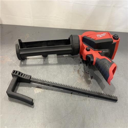 AS-IS - Milwaukee M12 12V Lithium-Ion Cordless 10 oz. Adhesive and Caulk Gun