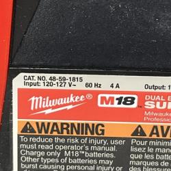 AS-IS Milwaukee 18V Dual Bay Simultaneous Super Charger (Tool-Only)