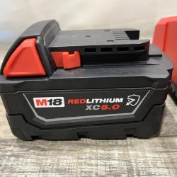 AS-IS Milwaukee 18-Volt Lithium-Ion XC Starter Kit with One 5.0Ah Battery and Charger