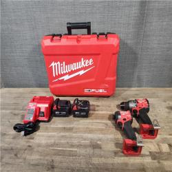 HOUSTON LOCATION - AS-IS MILWAUKEE FUEL 18V Lithium-Ion Brushless Cordless Hammer Drill and Impact Driver Combo Kit