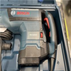 DALLAS LOCATION- AS IS BOSCH 15 Amp 2 in. Corded Variable Speed SDS-Max Concrete/Masonry Rotary Hammer Drill W/ Carrying Case