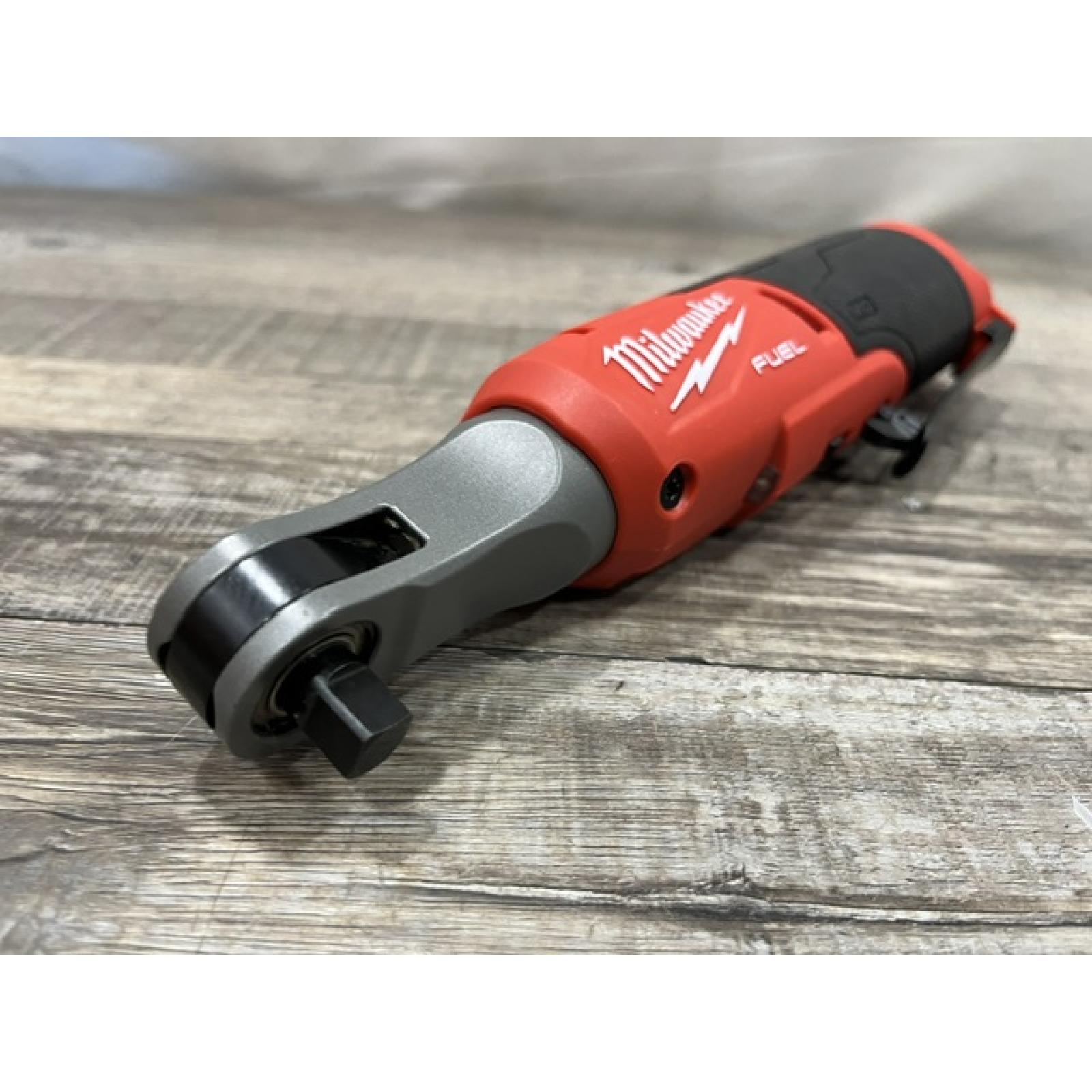 AS-IS Milwaukee FUEL 12-Volt Lithium-Ion Brushless Cordless High Speed 3/8 in. Ratchet (Tool-Only)