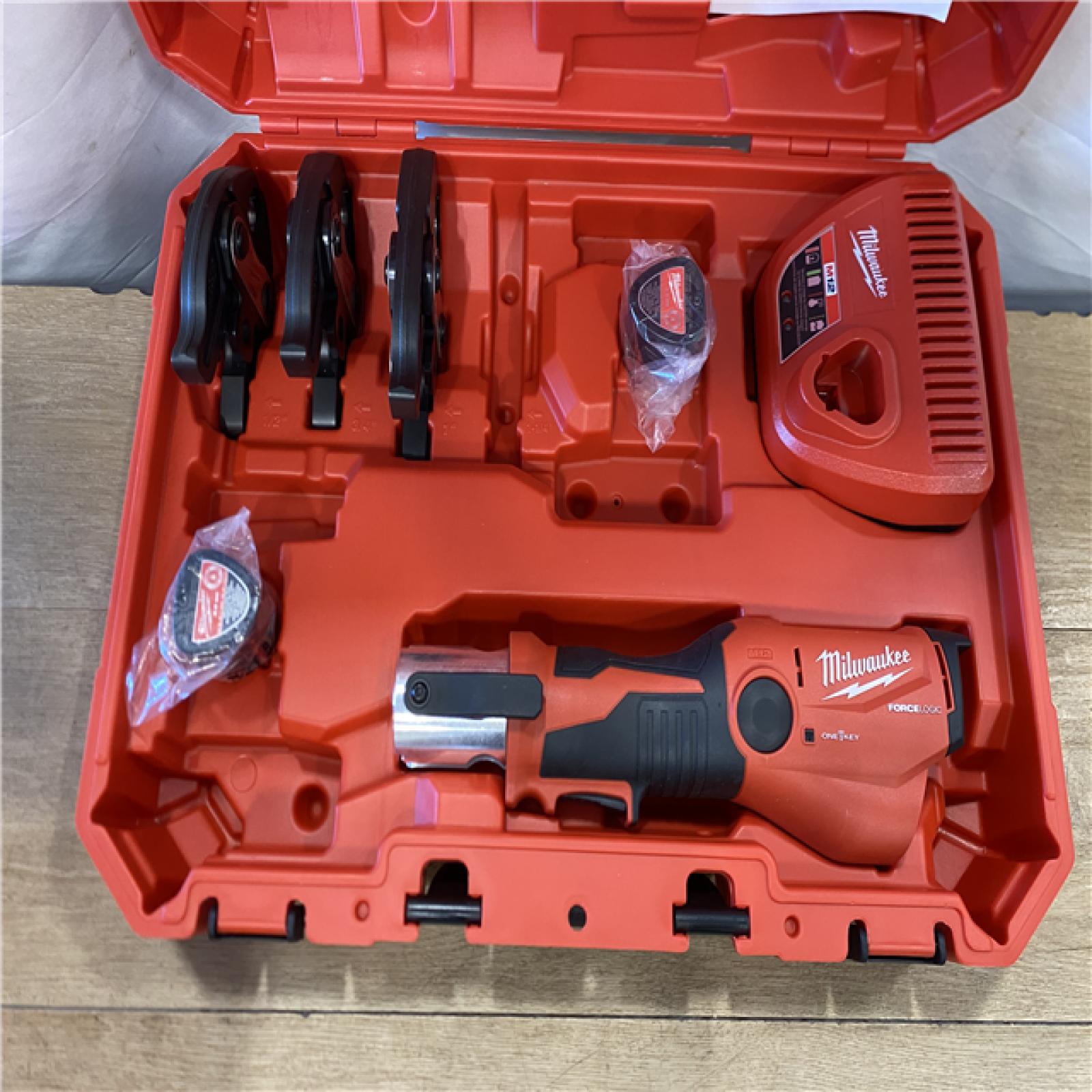AS-IS Milwaukee 12-Volt Lithium-Ion FORCE LOGIC Copper Press Tool Kit