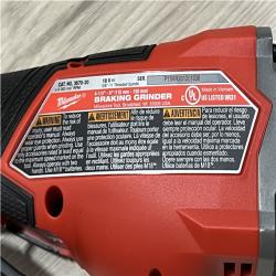 AS-IS Milwaukee FUEL 18-Volt Lithium-Ion Brushless Cordless 4-1/2 in./6 in. Braking Grinder with Paddle Switch (Tool-Only)