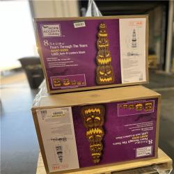 DALLAS LOCATION - Home Accents Holiday 8.5 ft. Giant-Sized LED Jack-O-Lanterns Stack PALLET -(3 UNITS)