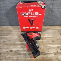 HOUSTON LOCATION - AS-IS Milwaukee 2839-20 M18 FUEL 15 Ga. 18 Volt Brushless Angled Finish Nailer (TOOL ONLY)