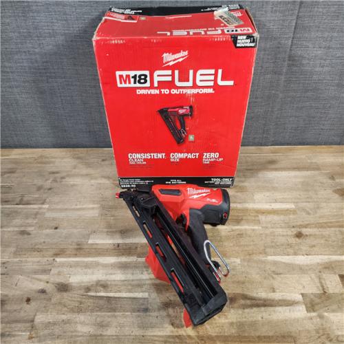 HOUSTON LOCATION - AS-IS Milwaukee 2839-20 M18 FUEL 15 Ga. 18 Volt Brushless Angled Finish Nailer (TOOL ONLY)