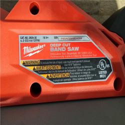 HOUSTON LOCATION - AS-IS (APPEARS LIKE NEW) Milwaukee M18 FUEL Cordless Brushless Deep Cut Band Saw (Tool-Only)