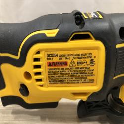 AS-IS DeWalt DCS354D1 20V Cordless Oscillating Multi-Tool Kit