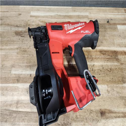HOUSTON LOCATION - AS - IS Milwaukee FUEL 18-Volt Lithium-Ion Brushless Cordless Coil Roofing Nailer (Tool Only)