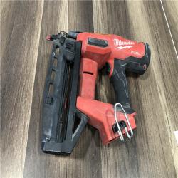 AS-IS Milwaukee FUEL 18-Volt Lithium-Ion Brushless Cordless Gen ll 16-Gauge Straight Finish Nailer (Tool Only)