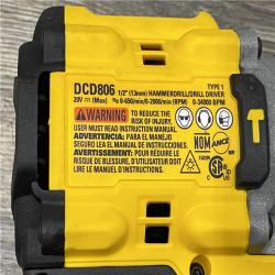 AS-IS DEWALT 20V XR Brushless Cordless 1/2 in. Hammer Drill (Tool-Only)