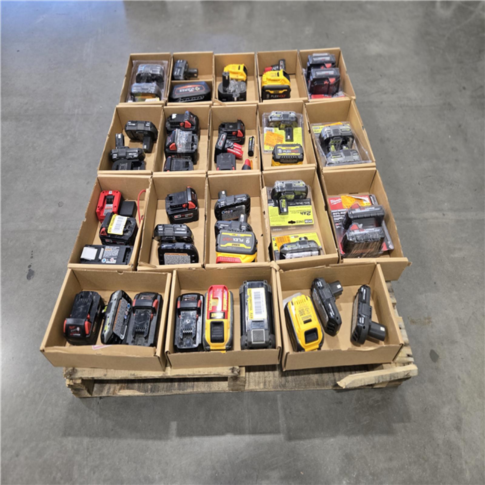 DALLAS LOCATION- AS-IS BATTERY PALLET