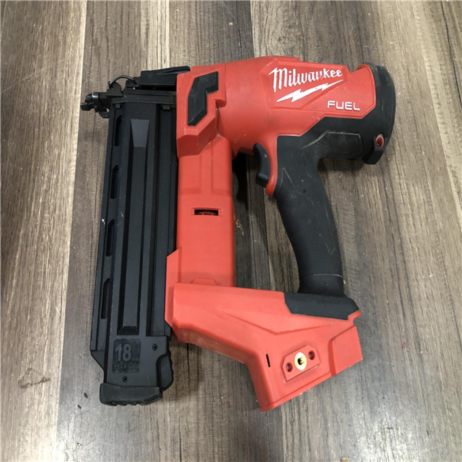 AS-IS Milwaukee FUEL 18-Volt Lithium-Ion Brushless Cordless Gen II 18-Gauge Brad Nailer (Tool-Only)