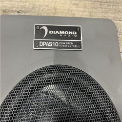 AS-IS Diamond Audio Dpas10 10 Powered Active Subwoofer