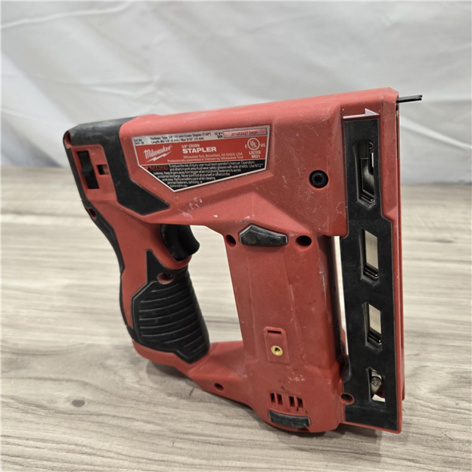 AS-IS Milwaukee M12 3/8  Crown Stapler (Tool Only)