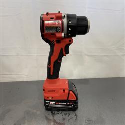 AS-IS - Milwaukee M18 18V Lithium-Ion Brushless Cordless 1/2 in. Compact Drill/Driver Kit