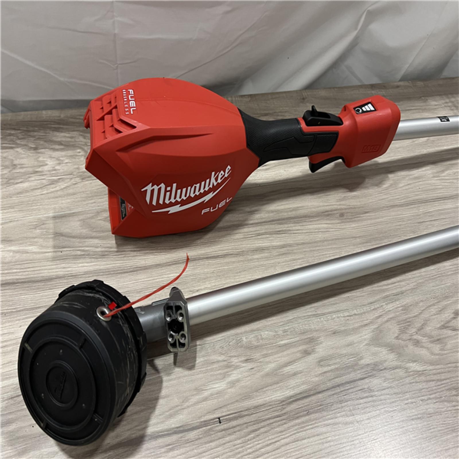 AS-IS Milwaukee FUEL 18V 16 in. Brushless Cordless Battery Powered String Trimmer with QUIK-LOK Attachment Capability (Tool-Only)