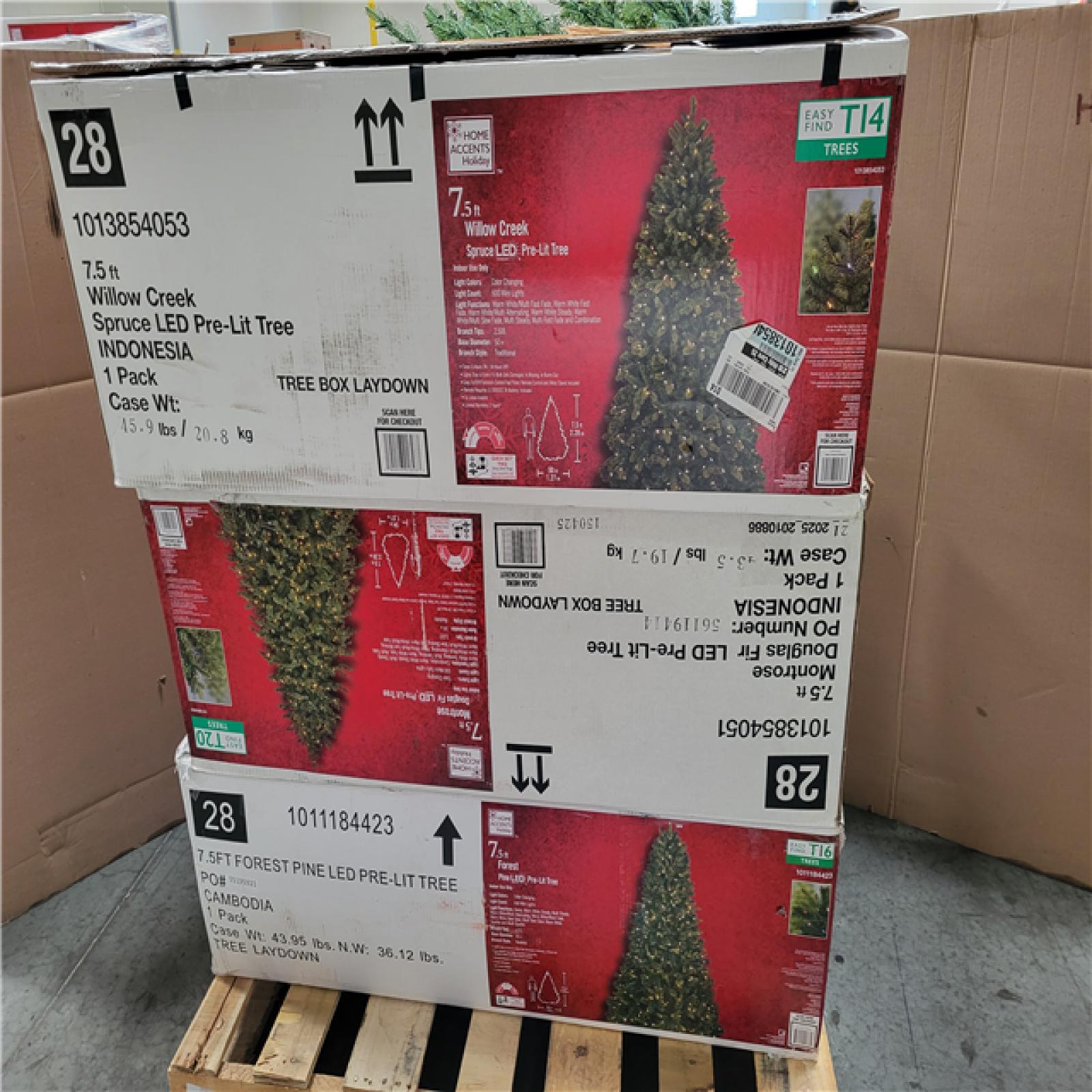 California AS-IS Holiday Pallet