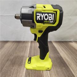 AS-IS- RYOBI ONE+ HP 18V Brushless Cordless 4-Mode 1/2 in. Impact Wrench (Tool Only)