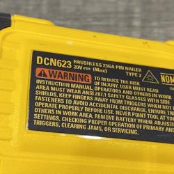 AS-IS DEWALT ATOMIC 20V MAX Lithium Ion Cordless 23 Gauge Pin Nailer Kit