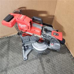 HOUSTON LOCATION - AS-IS M18 FUEL 18V 10 in. Lithium-Ion Brushless Cordless Dual Bevel Sliding Compound Miter Saw Kit with One 8.0 Ah Battery