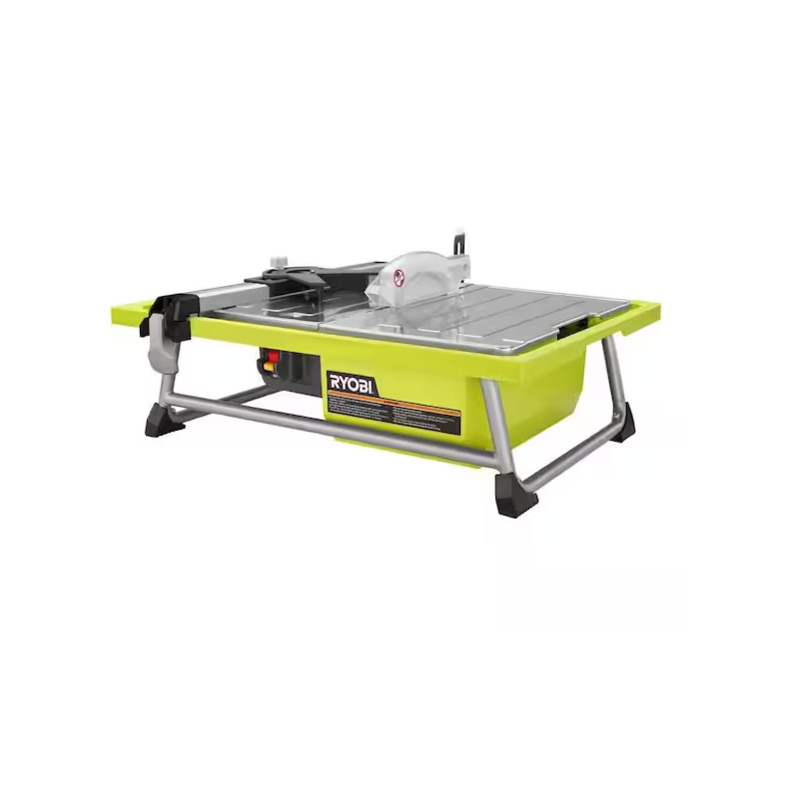 NEW! - RYOBI 4.8 -Amps 7 in. Blade Corded Tabletop Wet Tile Saw
