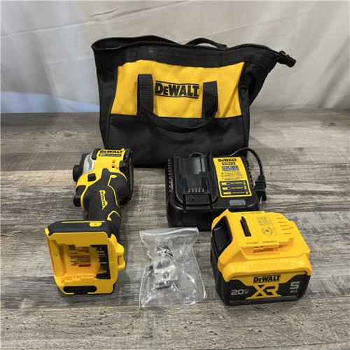 AS-IS DEWALT ATOMIC 20V MAX Lithium-Ion Cordless 1/4 in. Brushless Impact Driver Kit